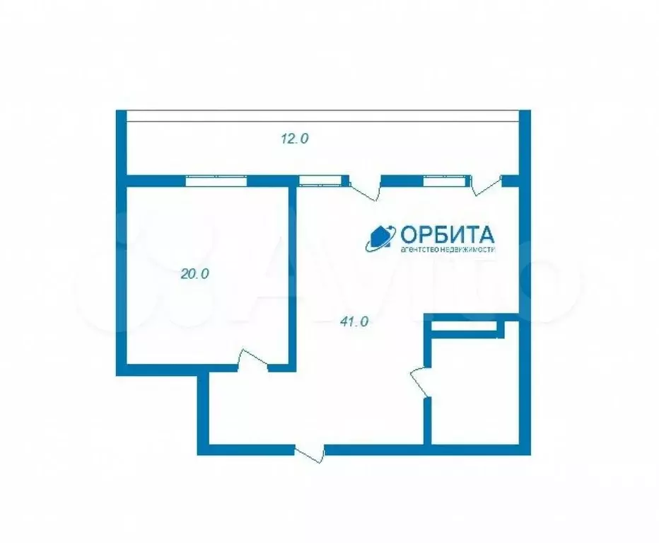 1-к. квартира, 66,5 м, 14/16 эт. - Фото 0