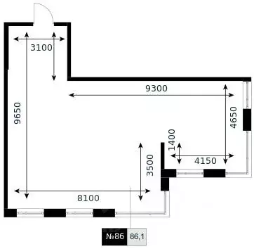 Офис в Москва Кастанаевская ул., 16С1 (86 м) - Фото 2