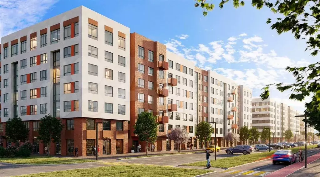 1-к. квартира, 44,5 м, 4/7 эт. - Фото 0