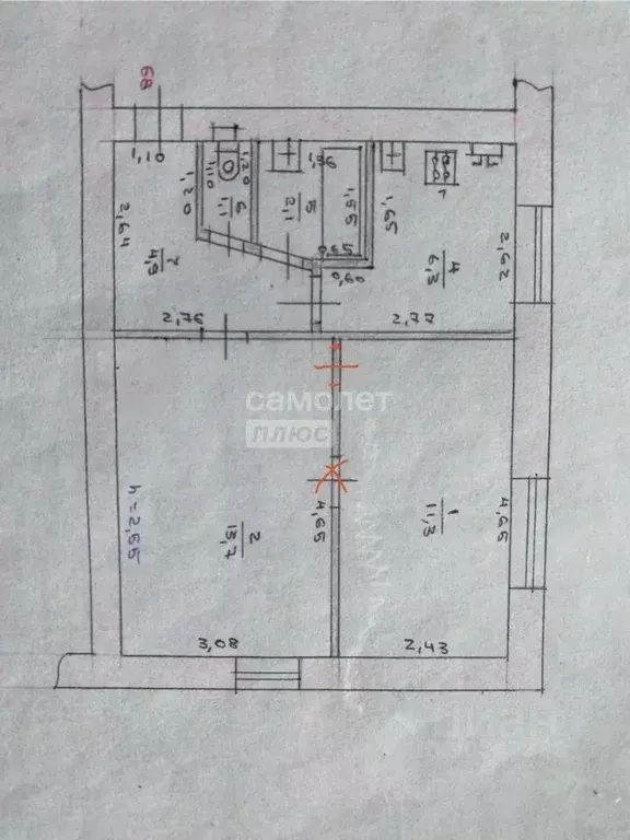 2-к кв. Воронежская область, Воронеж ул. 3-го Интернационала, 31 (40.0 ... - Фото 2