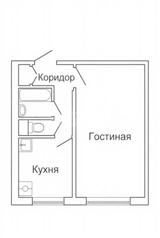 1-комнатная квартира: Пермь, улица Александра Матросова, 6 (30.2 м) - Фото 1