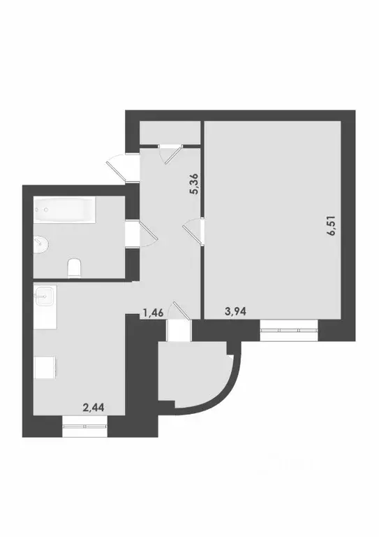 1-к кв. Коми, Сыктывкар ул. Морозова, 35/1 (51.4 м) - Фото 1