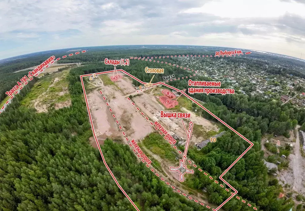 Производственное помещение в Ленинградская область, Выборг ул. ... - Фото 1