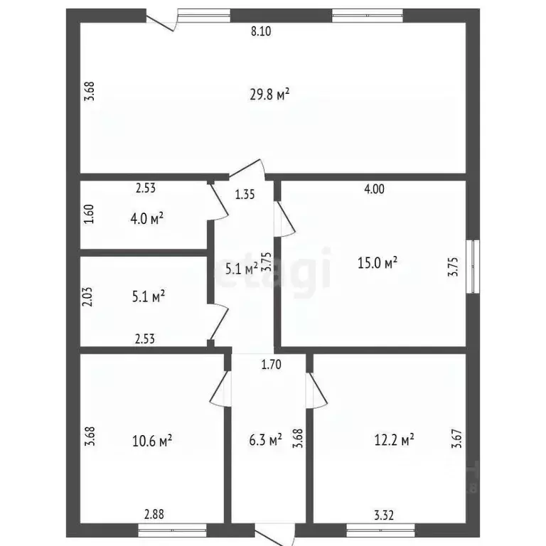 Дом в Ростовская область, Батайск Труд ДНТ, 15-я линия (92 м) - Фото 0