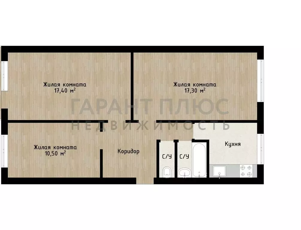 3-комнатная квартира: Липецк, Липовская улица, 5/2 (61.1 м) - Фото 2