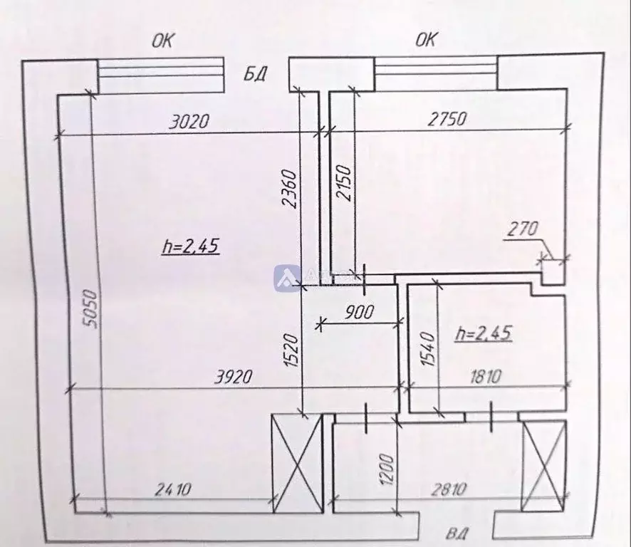1-к кв. Тюменская область, Тюмень Ямская ул., 104 (29.0 м) - Фото 1