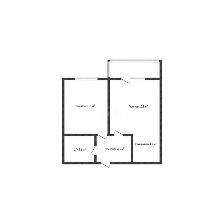 1-комнатная квартира: Краснодар, улица имени Героя Ростовского, 8к5 ... - Фото 1