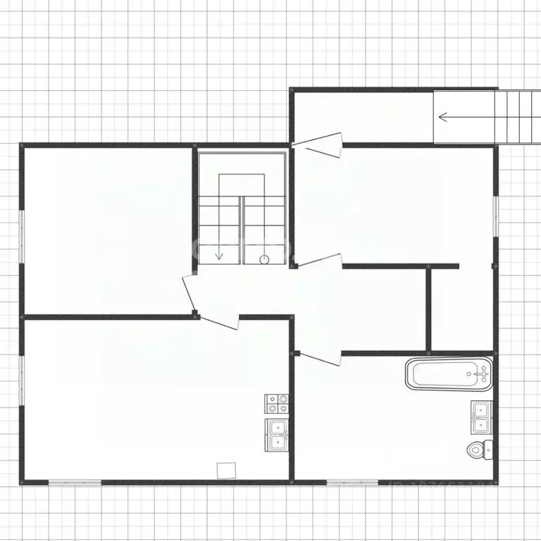 Дом в Липецкая область, Лебедянский муниципальный округ, с. Троекурово ... - Фото 2