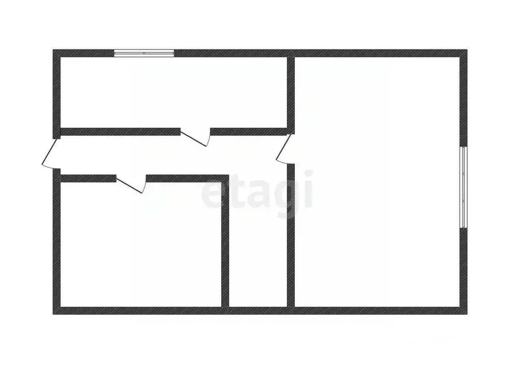 2-к кв. Курская область, Курск ул. Карла Маркса, 72к4 (42.9 м) - Фото 1