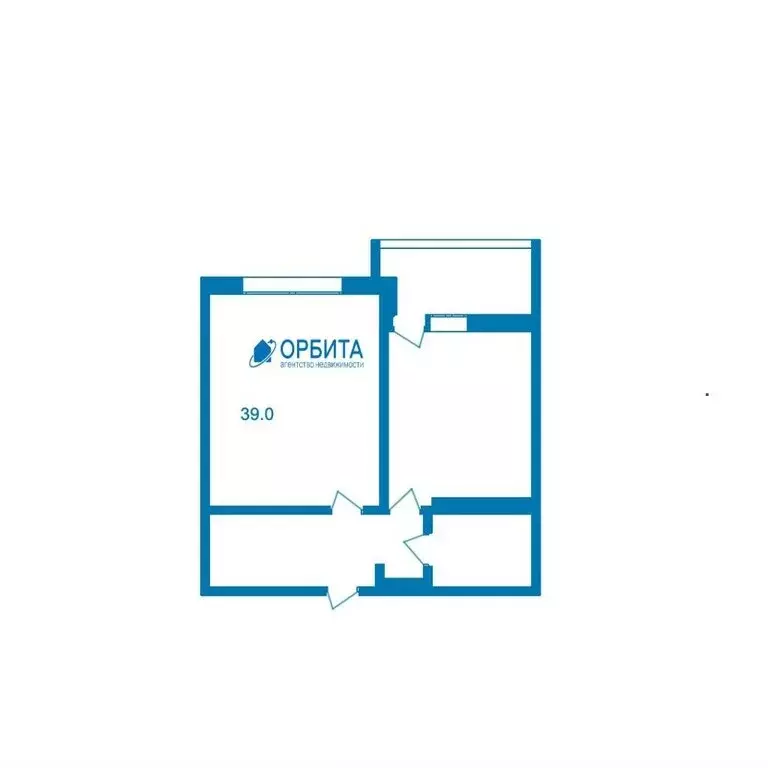 1-комнатная квартира: Тюмень, улица Александра Протозанова, 10 (39 м) - Фото 1