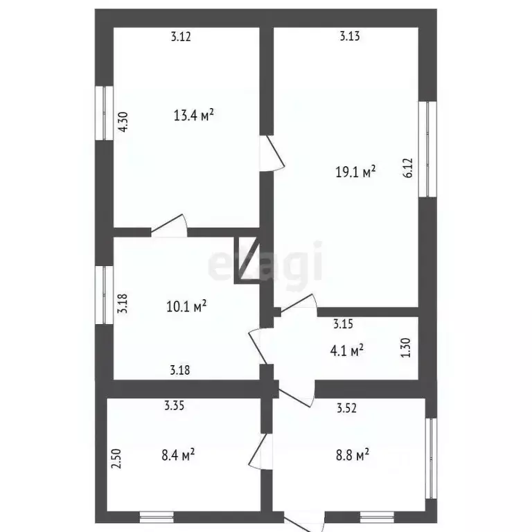 Дом в Крым, Кировский район, Первомайское с/пос, с. Отважное ул. ... - Фото 2