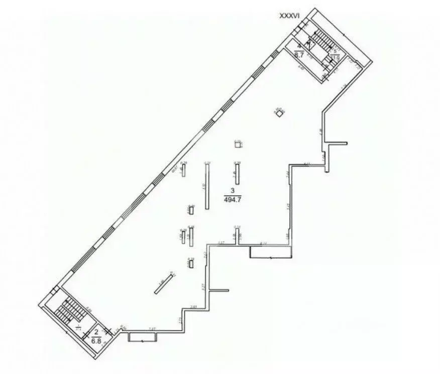 Помещение свободного назначения в Москва Погонный проезд, 3А (516 м) - Фото 2