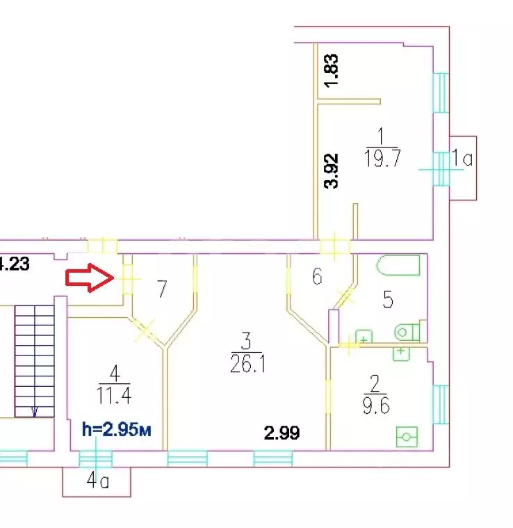 3-к кв. Москва ул. Шверника, 12/2К3 (83.0 м) - Фото 1