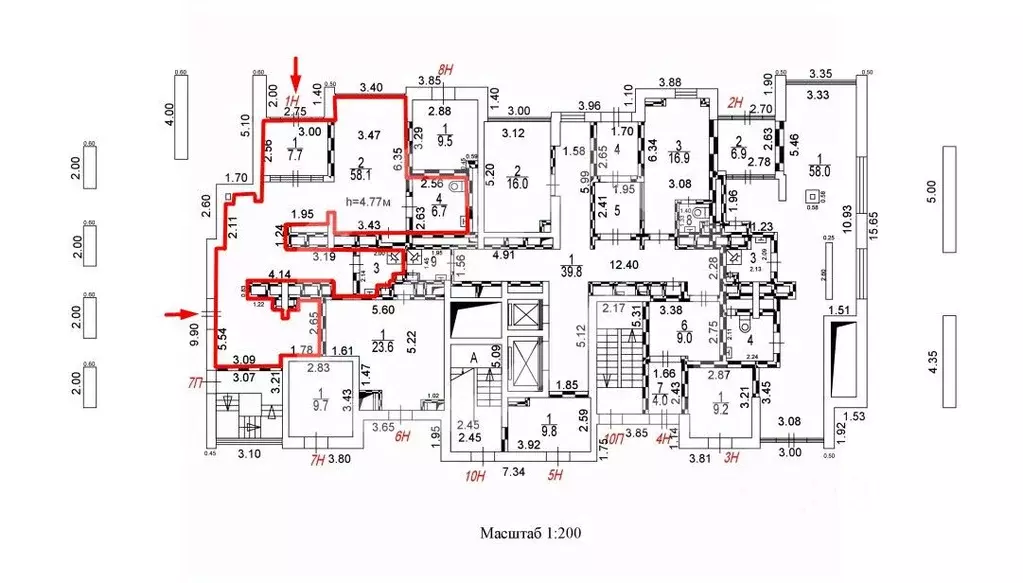 Помещение свободного назначения в Москва Светлогорский проезд, 7А (77 ... - Фото 2