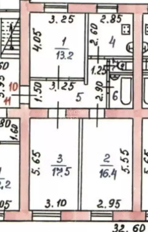 Квартира, 3 комнаты, 67.3 м - Фото 1