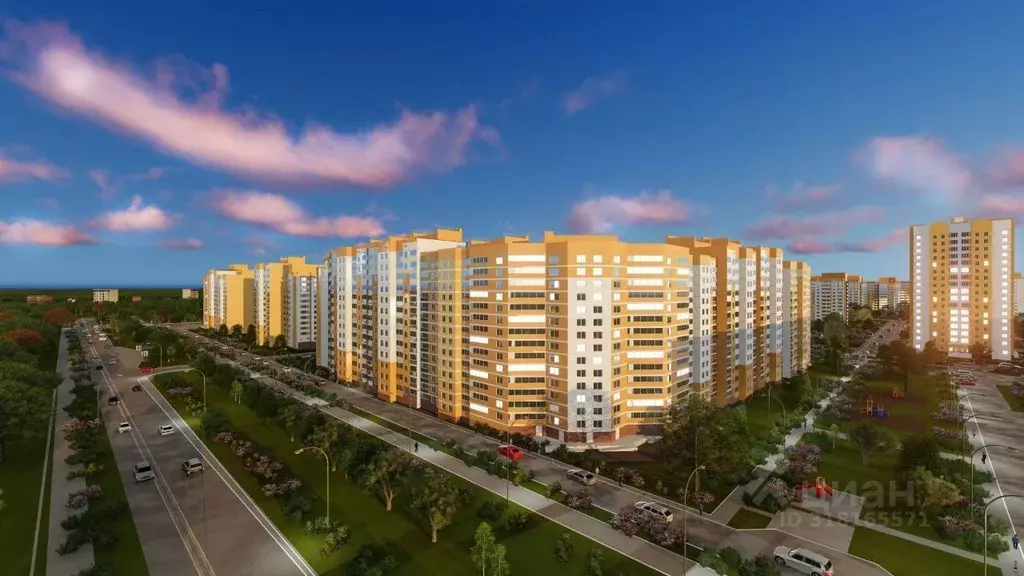 2-к кв. Владимирская область, Владимир ул. Родионовка, 4А (57.49 м) - Фото 1
