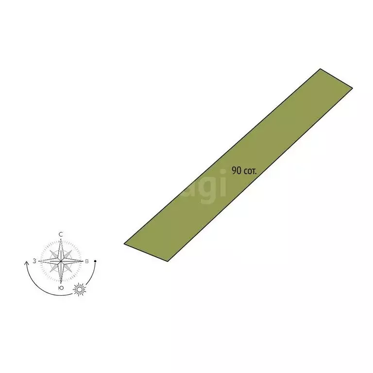 Участок в село Стрелецкое, Краснооктябрьская улица (90 м) - Фото 1