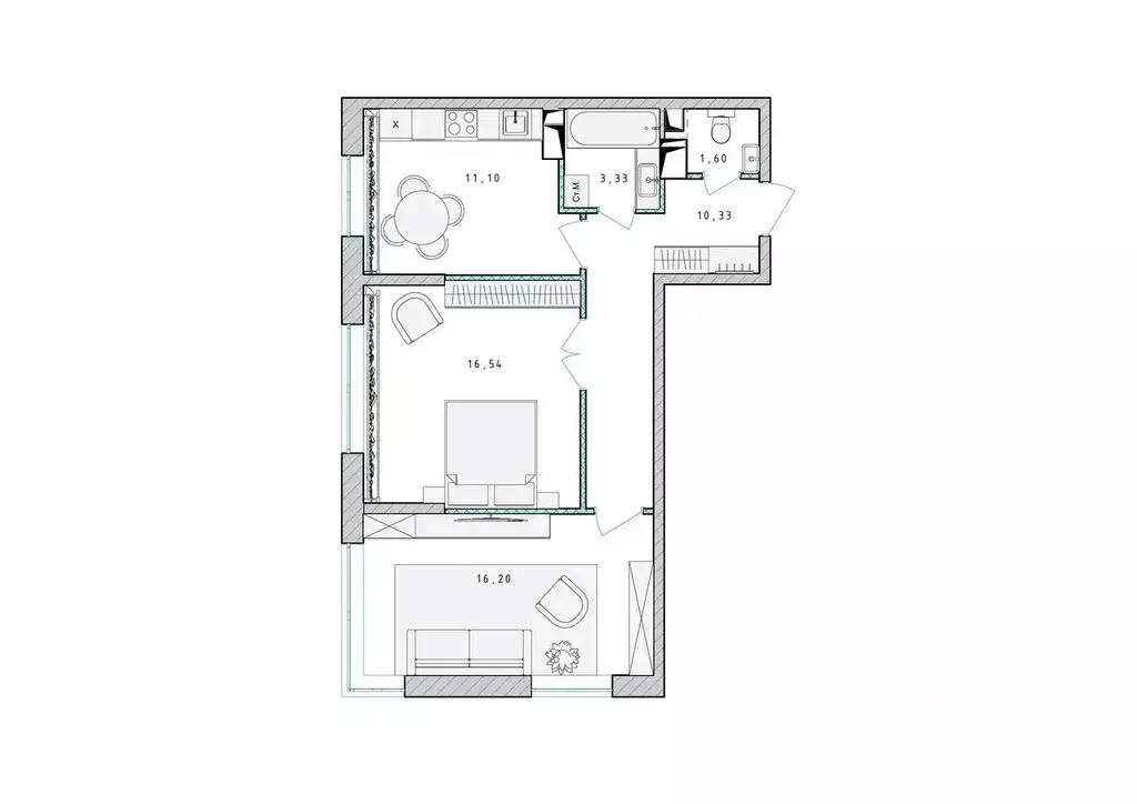 2-к кв. Московская область, Пушкино Ярославское ш., 194к1 (59.1 м) - Фото 0