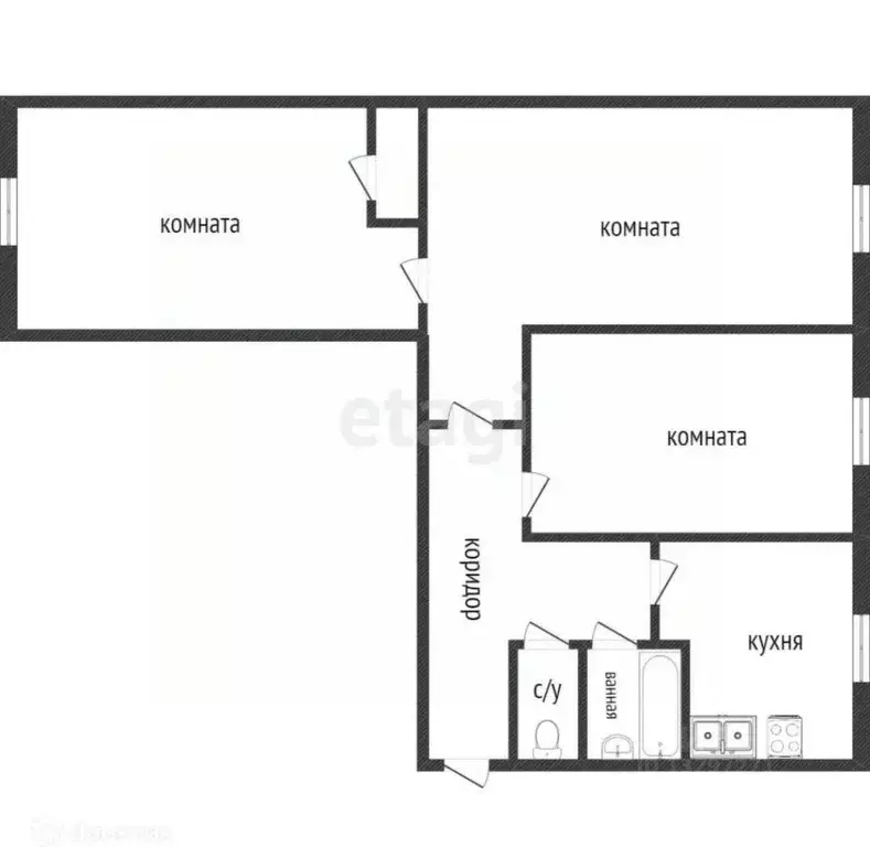 3-к кв. Свердловская область, Нижний Тагил Красноармейская ул., 163 ... - Фото 1