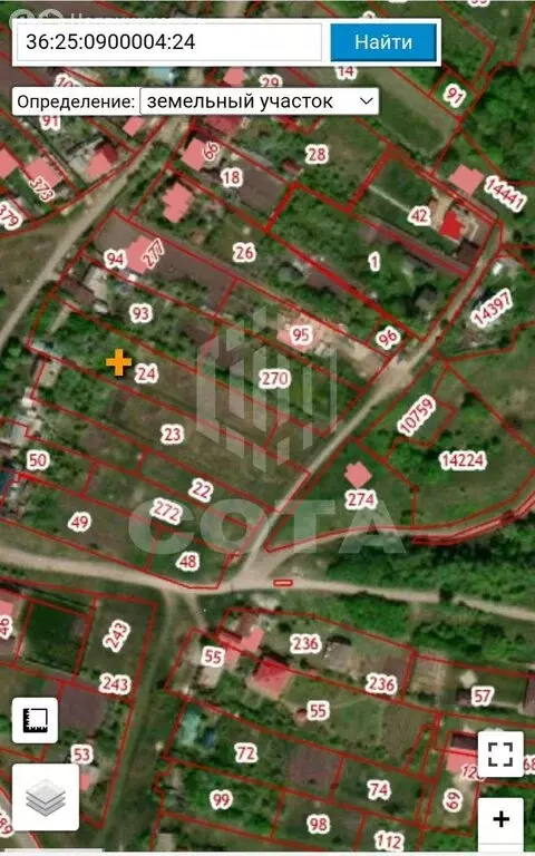 Участок в село Новая Усмань, улица Победы, 33 (28.72 м) - Фото 1