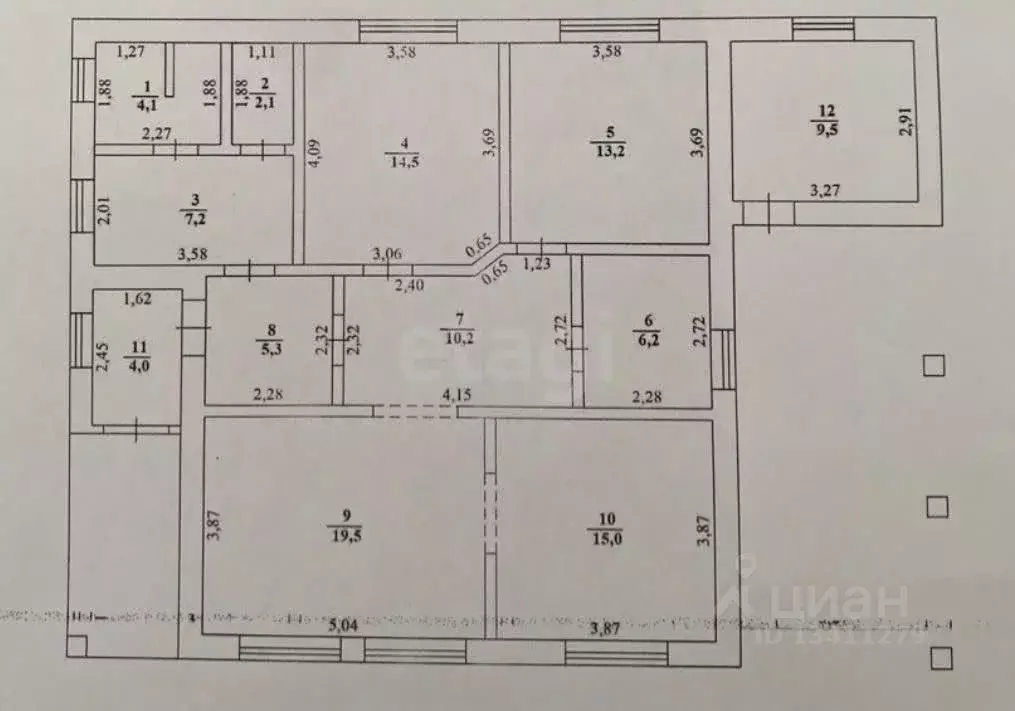Дом в Белгородская область, Белгород Овражная ул., 104А (122 м) - Фото 2