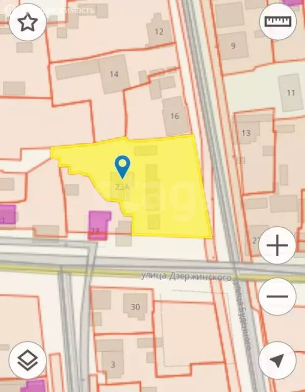 Участок в Тобольск, улица Дзержинского (9 м) - Фото 2