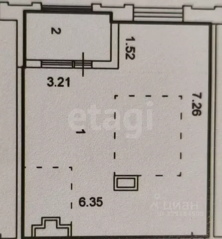 1-к кв. Москва Кронштадтский бул., 6к3 (42.4 м) - Фото 2