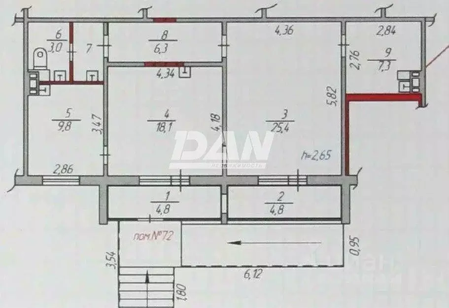 Помещение свободного назначения в Челябинская область, Челябинск ... - Фото 2