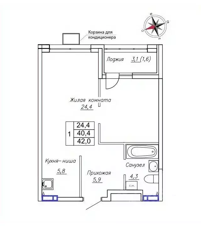 1-к кв. Приморский край, Надеждинский район, пос. Новый ул. Ленина, ... - Фото 1