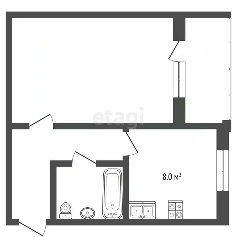 1-к кв. Ставропольский край, Ессентуки ул. Долина Роз (36.4 м) - Фото 1