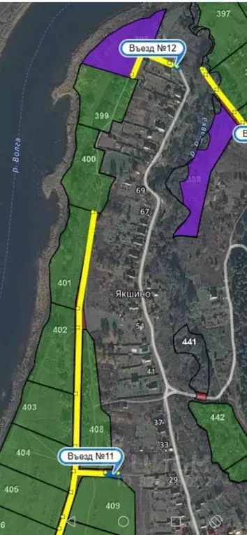 Участок в Тверская область, Калининский муниципальный округ, д. Якшино ... - Фото 1