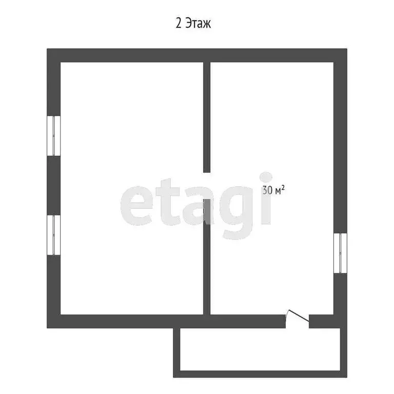 Дом в Брянск, садоводческое объединение 50 лет Октября (60 м) - Фото 2