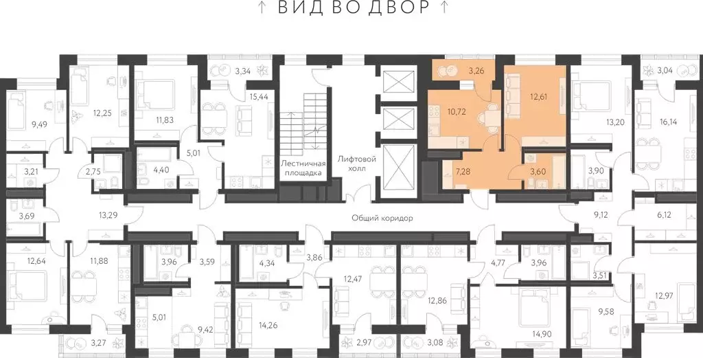 1-комнатная квартира: Екатеринбург, микрорайон Академический, ЖК ... - Фото 1
