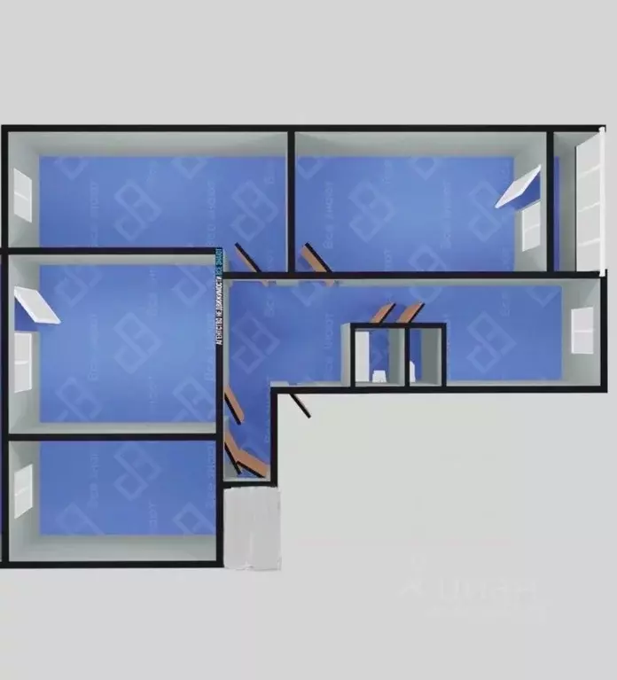 4-к кв. Челябинская область, Челябинск ул. 3-я Арзамасская, 25 (76.3 ... - Фото 2