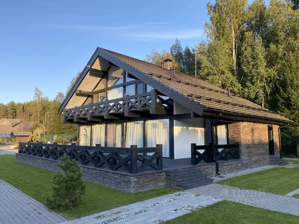 Дом в Ленинградская область, Приозерский район, Раздольевское с/пос, ... - Фото 1