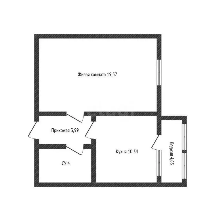 1-комнатная квартира: Краснодар, Симферопольская улица, 58 (38.5 м) - Фото 0