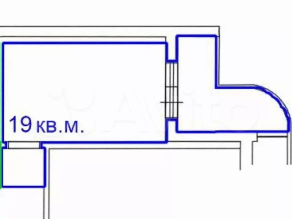 Квартира-студия, 19 м, 1/17 эт. - Фото 0