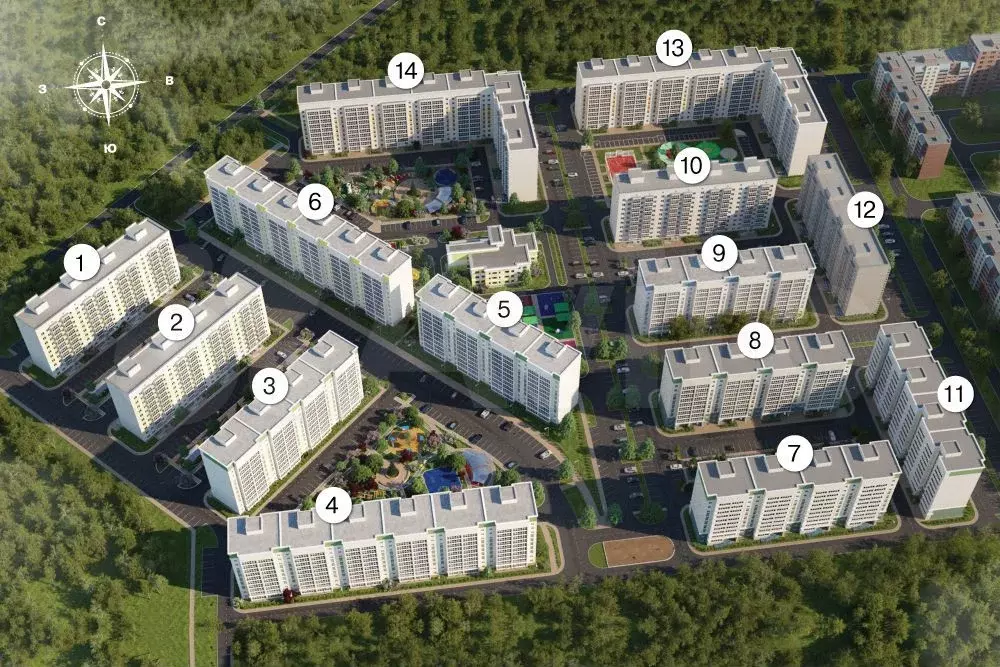 1-к. квартира, 39,9 м, 8/10 эт. - Фото 0