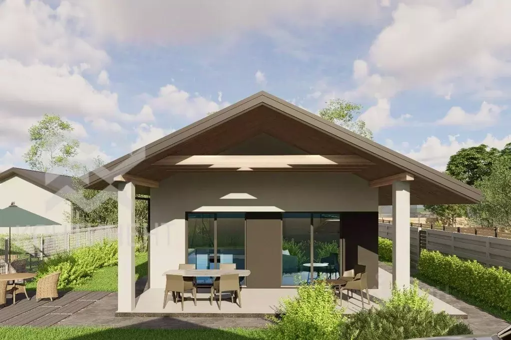 Коттедж в Крым, Сакский район, Ореховское с/пос, с. Михайловка  (60 м) - Фото 2