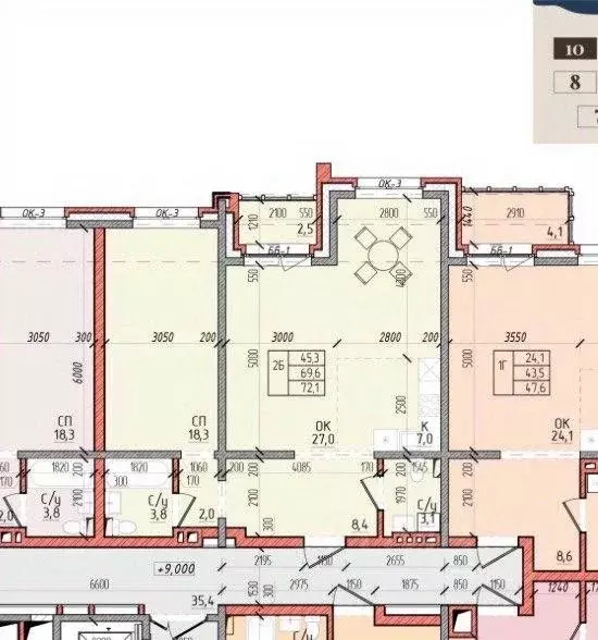 Свободной планировки кв. Иркутская область, Иркутск ул. Шмидта, 4 ... - Фото 2