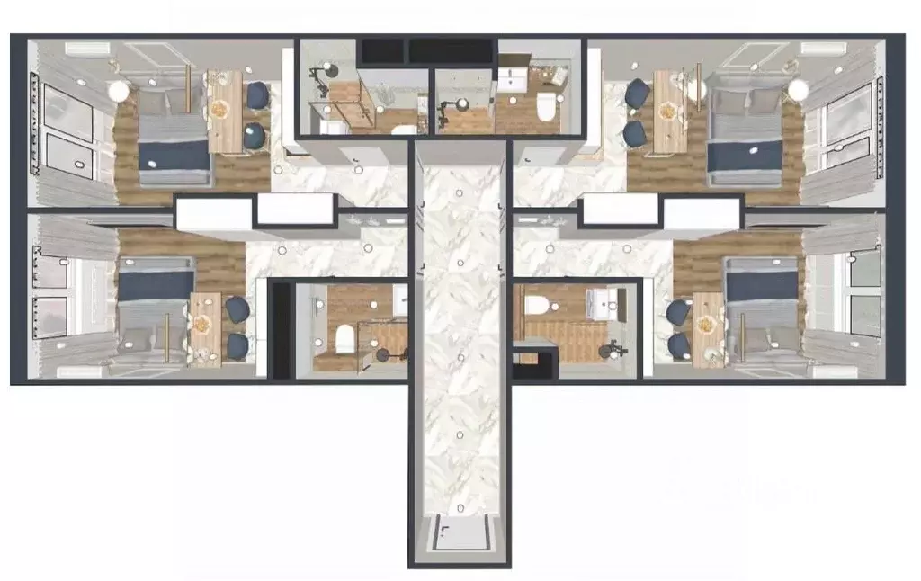 Квартира, 4 комнаты, 75.7 м - Фото 0