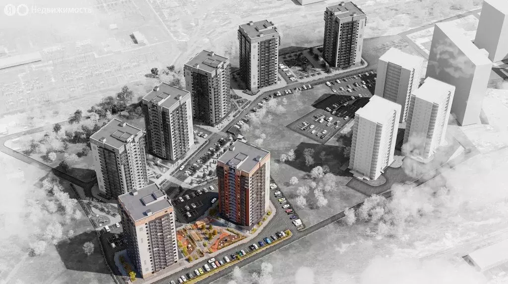 Квартира-студия: Красноярск, улица Кутузова, 1 (35.9 м) - Фото 1