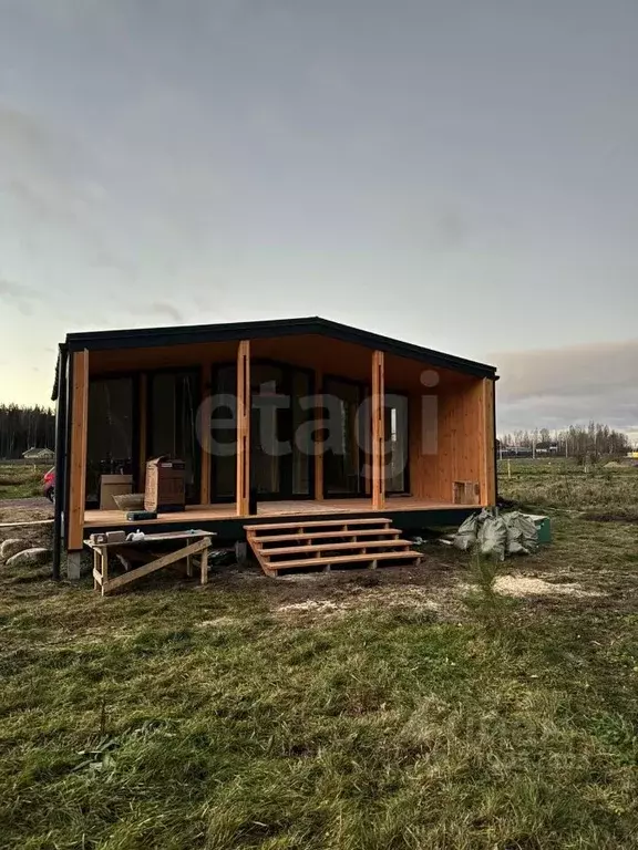 Дом в Ленинградская область, Волосовский район, д. Клопицы  (49 м) - Фото 0