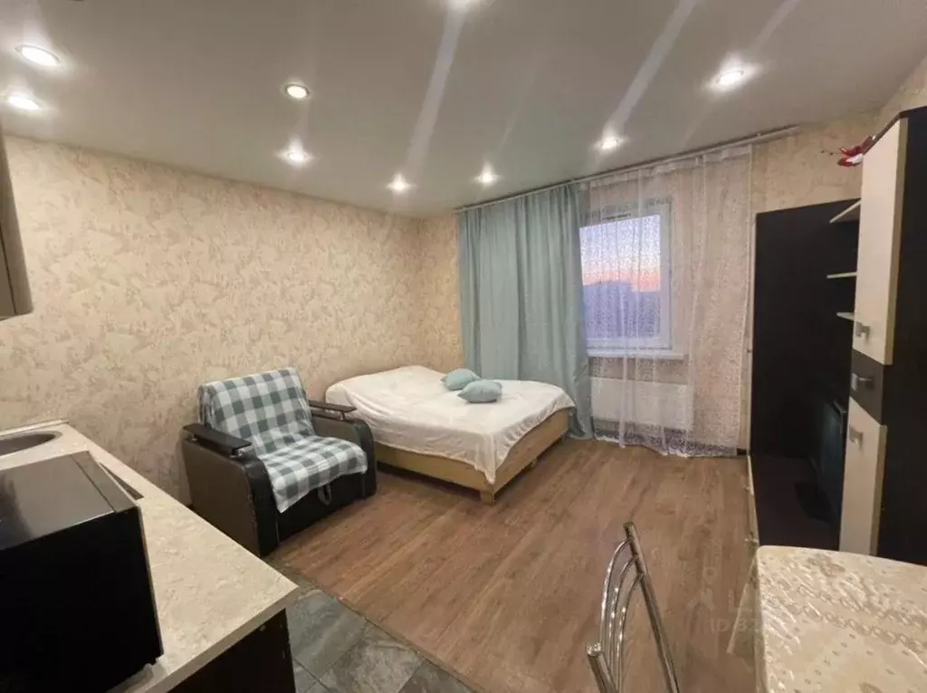 1-к кв. Московская область, Домодедово Южный мкр, ул. Курыжова, 19 ... - Фото 1