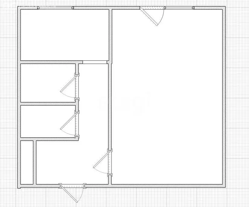 1-комнатная квартира: Шарья, Вокзальная улица, 22 (33.4 м) - Фото 1