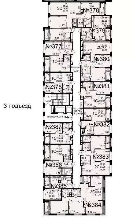3-к кв. Рязанская область, Рязань ул. Чкалова (78.37 м) - Фото 1