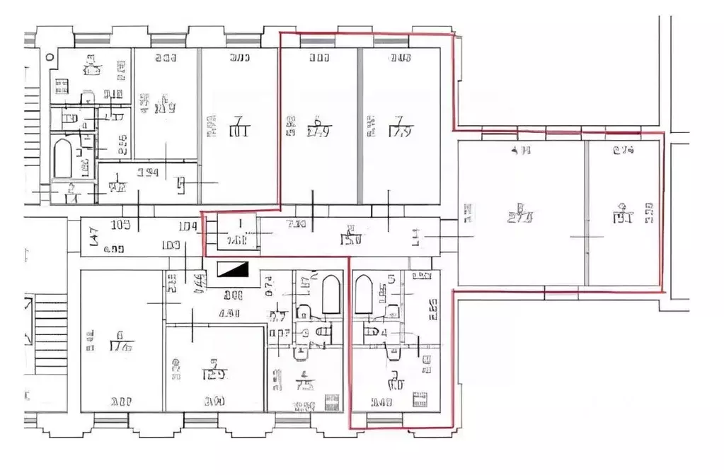 Комната Санкт-Петербург ул. Седова, 86 (42.5 м) - Фото 2