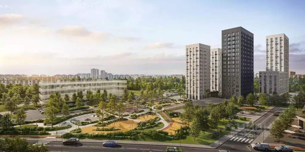 2-к кв. Москва Квартал на воде жилой комплекс, к5 (80.59 м) - Фото 1