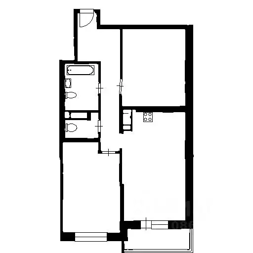 2-к кв. Санкт-Петербург Петровский просп., 24к3 (67.0 м) - Фото 1
