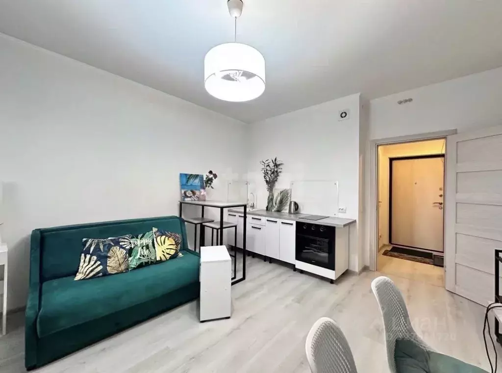 Студия Санкт-Петербург аллея Арцеуловская, 21 (24.0 м) - Фото 2